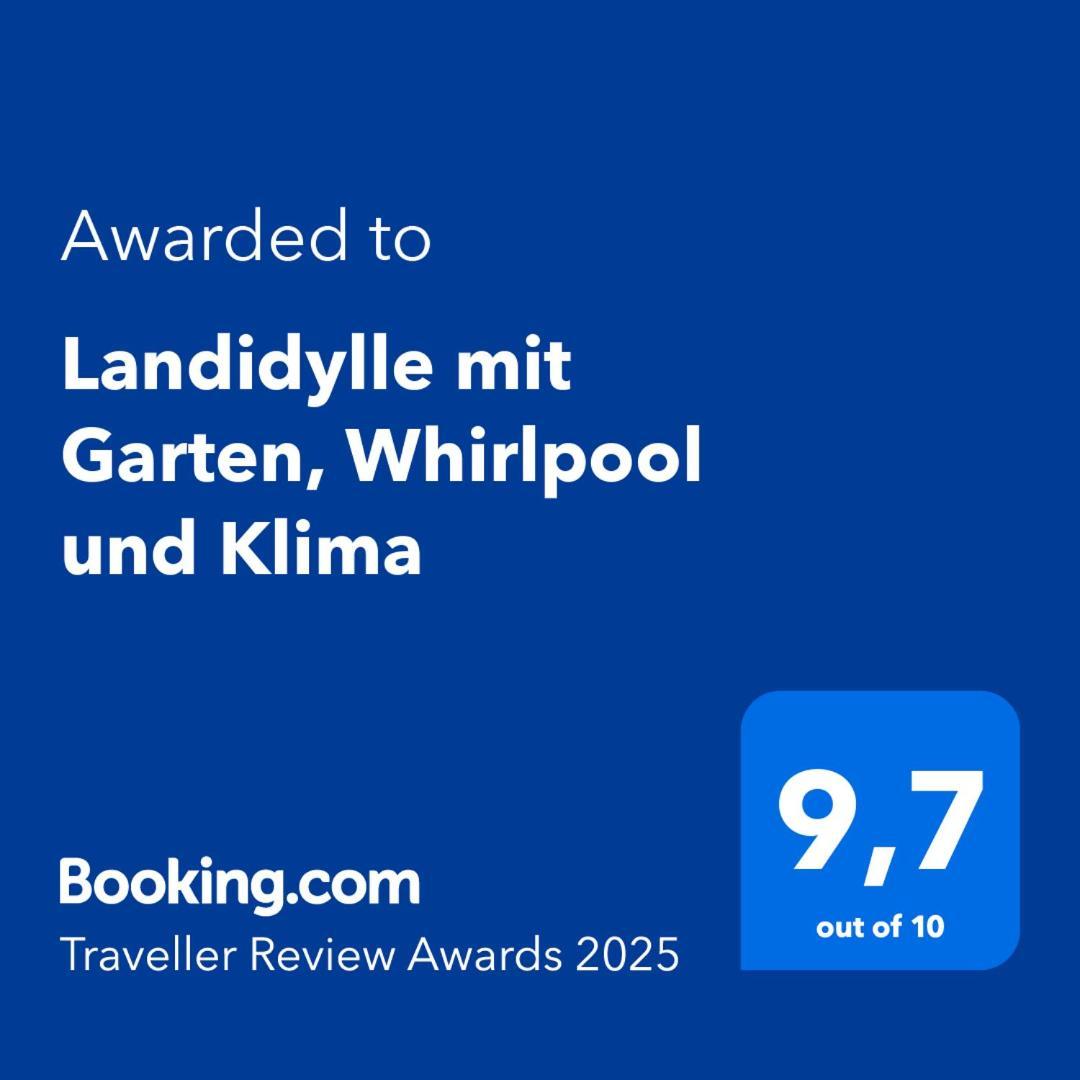 Landidylle Mit Garten, Whirlpool Und Klima Reken Exteriör bild
